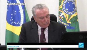 Brésil : rapport parlementaire en faveur d''un procès du président Temer