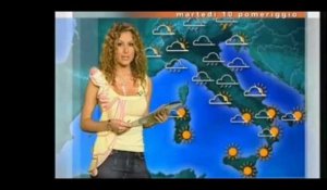 Gabriela Grechi, la Miss météo sexy qui a mis le feu à l'Italie (vidéo)