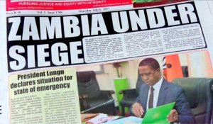 Zambie:le président sollicite l'instauration de l'état d'urgence