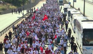 Turquie: "La marche pour la justice" arrive à Istanbul