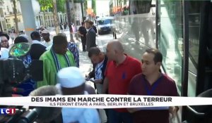 Des imams entament une "marche contre le terrorisme" au départ des Champs-Élysées à Paris (vidéo) 