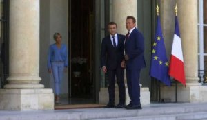 Climat : E. Macron reçoit Arnold Schwarzenegger à l'Elysée