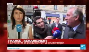 Remaniement : François Bayrou et et Marielle de Sarnez quittent le gouvernement