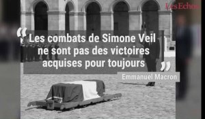 Simone Veil reposera au Panthéon, a annoncé Emmanuel Macron