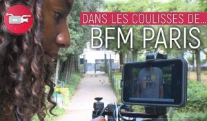 À BFM Paris, les journalistes filment avec un iPhone, on a suivi l'un d'eux (REPORTAGE)