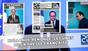 Hollande renonce: Les unes de la presse française