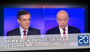 Primaire à droite: Le SCUD de Juppé à Fillon sur l'IVG