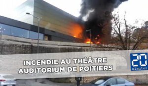 Incendie au Théâtre Auditorium de Poitiers