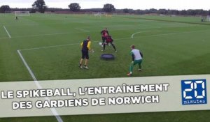 Le spikeball, l'entraînement génial des gardiens de Norwich