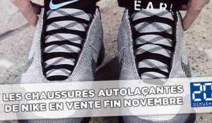 Les chaussures autolaçantes de Nike en vente fin novembre