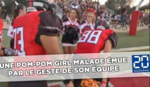 Une pom-pom girl malade émue par le geste de son équipe de football