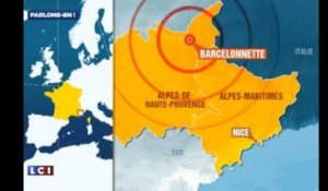 Tremblement de terre dans le Sud-Est de la France