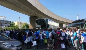 L'OM en finale : réunis en nombre au Vélodrome, les MTP partent pour Lyon