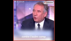 Macron, un «président de droite» ? François Bayrou donne son avis