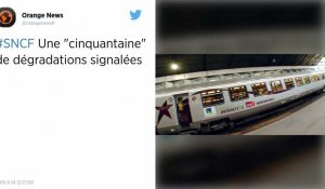 SNCF : une "cinquantaine" de dégradations signalées.