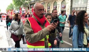 Fonction publique à Marseille, la mobilisation ne faiblit pas