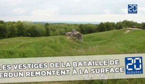Les vestiges de la bataille de Verdun remontent à la surface