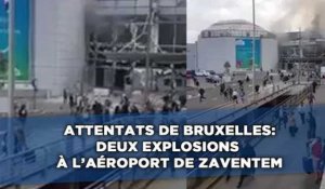 Attentats de Bruxelles: Plusieurs explosions à l'aéroport de Zaventem