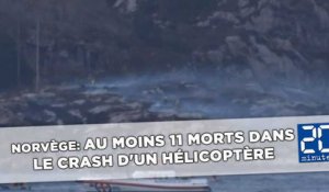 Au moins 11 morts dans le crash d'un hélicoptère en Norvège
