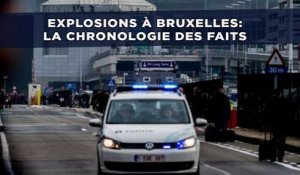 Explosions à Bruxelles: La chronologie des faits