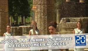 JO 2016: La flamme olympique a été allumée en Grèce