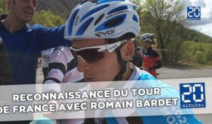 Journée de reconnaissance du Tour de France avec Romain Bardet