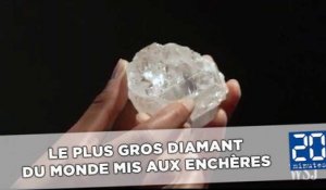 Le plus gros diamant du monde mis aux enchères à Londres