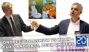 Londres: Goldsmith vs Khan, deux candidats que tout oppose