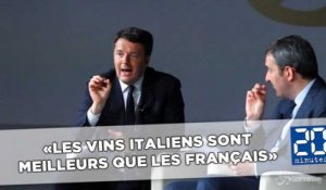 Pas de doute pour Renzi, les vins italiens sont «meilleurs que les vins français»