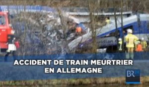 Accident de train meurtrier en Allemagne