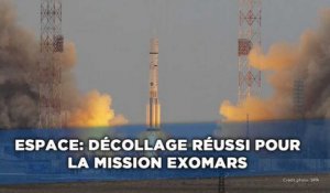 Espace: Décollage réussi pour la mission ExoMars