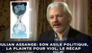 Julian Assange: Son asile politique, la plainte pour viol, le récap en 2'20