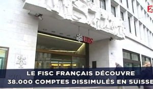 Le fisc français découvre 38.000 comptes dissimulés en Suisse