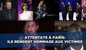 Attentats à Paris: Les stars rendent hommage aux victimes