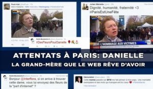 Attentats à Paris: On a retrouvé Danielle, la grand-mère que le Web rêve d'avoir