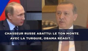 Chasseur russe abattu:  Le ton monte avec la Turquie, Barack Obama réagit...