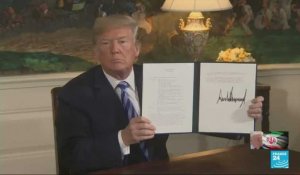 Donald Trump annonce le retrait des États-Unis de l''accord sur le nucléaire iranien