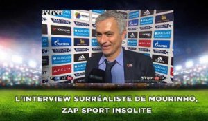 L'interview surréaliste de Mourinho, zap sport insolite