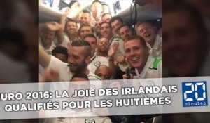 Euro 2016: La joie des Irlandais  qualifiés pour les huitièmes de finale