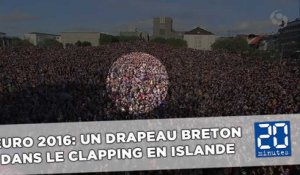 Euro 2016: Un drapeau breton s'incruste dans le clapping géant en Islande!