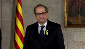 Barcelone: le nouveau président catalan prend ses fonctions