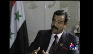 Interview de Saddam Hussein par Christine Ockrent