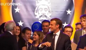 Macron depuis Aix-la-Chapelle : "la décision de Trump est une erreur"