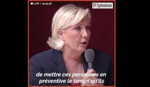 Attentat: Marine Le Pen dénonce des «fiches S qui ne servent à rien»