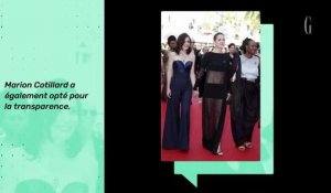 Festival de Cannes: robes transparentes sur tapis rouge