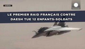 Douze enfants-soldats tués par la première frappe française contre Daesh