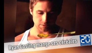 Ryan Gosling mange enfin ses céréales