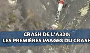 Crash de l'A320: Les premières images du site du crash