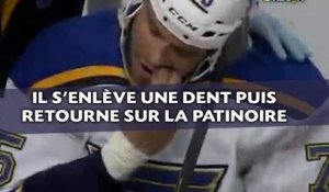 NHL: Il s'enlève une dent puis retourne sur la patinoire