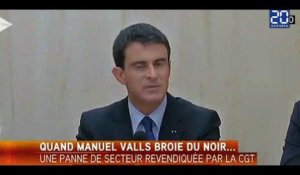 Valls: La CGT coupe le courant lors de son meeting